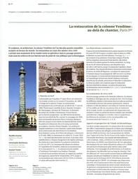 La restauration de la colonne Vendôme: au-delà du chantier | AZÉMA, (A.)