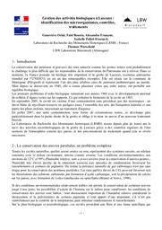 Gestion des activités biologiques à Lascaux : identification des microorganismes, contrôles, traitements = Managing biological activities in Lascaux : identification of microorganisms, monitoring and treatments = Paris | ORIAL, (G.)