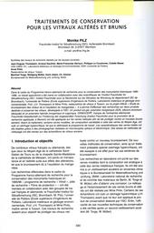 Mesures, calculs et expérimentations sur les protections de vitraux par double-verrière / Patrice Mestayer, Jean-Michel Rosant | MESTAYER (P.)