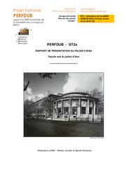 PARIS 16e (Paris, 75). Rapport de présentation du palais d’Iéna. Façade sud : Projet PERFDUB (GT2a) | BOUICHOU, (M.)