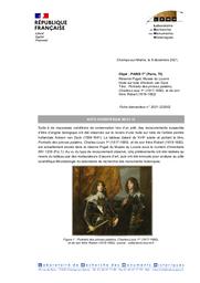 PARIS 1er (Paris, 75). Musée du Louvre, réserve Puget. Huile sur toile d’Antoon van Dyck, "Portraits des princes palatins, Charles-Louis 1er (1617-1680), et de son frère Robert (1619-1682)" | FRANÇOIS, (A.)