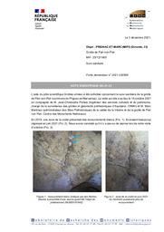 PRIGNAC-ET-MARCAMPS (Gironde, 33). Grotte de Pair Non Pair. Suivi sanitaire | TOURON, (S.)