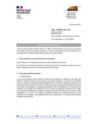 AIGUÈZE (Gard, 30). Grotte aux Points. Suivi sanitaire, des aérosols et climatique | FROUIN, (M.)