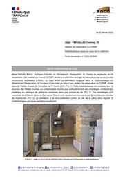 VERSAILLES (78, Yvelines). Ateliers de restauration du C2RMF. Matériauthèque située au sous-sol du bâtiment | LEPLAT, (J.)