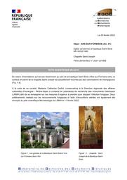 ARS-SUR-FORMANS (Ain, 01). Basilique Saint-Sixte. Chapelle Saint-Joseph. | FRANÇOIS, (A.)