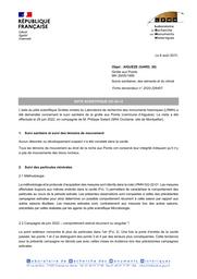 AIGUÈZE (Gard, 30). Grotte aux Points. Suivis sanitaire, des aérosols et climatique | FROUIN, (M.)