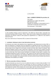 CLERMONT-FERRAND (Puy-de-Dôme, 63). Cité Vaudoit, Salon japonais. Diagnostic des altérations et préconisations pour la conservation et la restauration des enduits peints | NOWIK, (W.)