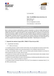 VILLEMOMBLE (Seine-Saint-Denis, 93). Église Saint-Louis. Sculptures du clocher. Examen détaillé, essais de nettoyage et de décapage et premières analyses | MARIE VICTOIRE, (E.)