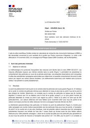 AIGUÈZE (Gard, 30). Grotte aux Points. Suivi sanitaire, suivi des aérosols minéraux et du climat | TOURON, (S.)