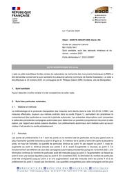 SAINTE-ANASTASIE (Gard, 30). Grotte de Labaume-Latrone. Suivi sanitaire, suivi des aérosols minéraux et du climat | TOURON, (S.)