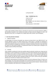 AIGUÈZE (Gard, 30). Grotte aux Points. Suivi sanitaire, suivi des aérosols minéraux et du climat | TOURON, (S.)