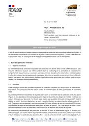 AIGUÈZE (Gard, 30). Grotte Chabot. Suivi sanitaire, suivi des aérosols minéraux et du climat, octobre 2023 | TOURON, (S.)