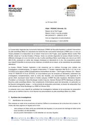 PESSAC (Gironde, 33). Cité Frugès, maison Vrinat. Avis sur diagnostics et préconisations | BOUICHOU, (M.)