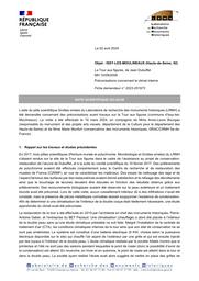 ISSY-LES-MOULINEAUX (Hauts-de-Seine, 92). La Tour-aux-Figures. Préconisations concernant le climat interne | TOURON, (S.)