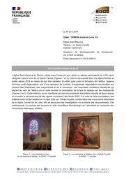 CHINON (Indre-et-Loire, 37). Église Saint-Maurice. Tableau contaminé | FRANÇOIS, (A.)