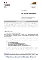 SAINT-DENIS (Seine-Saint-Denis, 93). Ancien siège de l'Humanité. Avis sur les mortiers de réparation et fissures | MARIE-VICTOIRE, (É.)