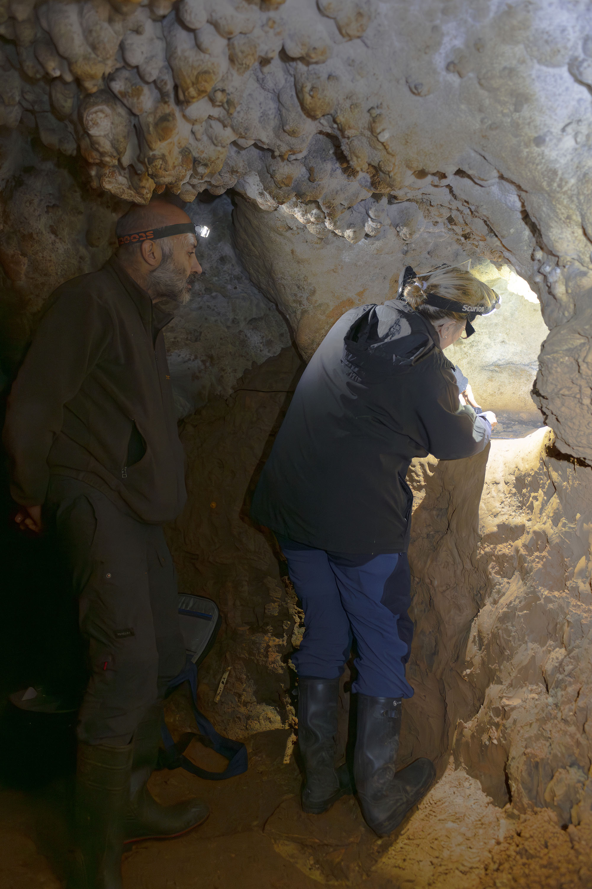 Pôle scientifique Grottes ornées à la grotte de La Mouthe, octobre 2022